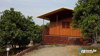 سوئیت شماره 2 اقامتگاه کلبه چوبی باغ ملک - سوادکوه